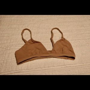 SKIMS Fits Everybody Triangle Bralette (sienna size L)